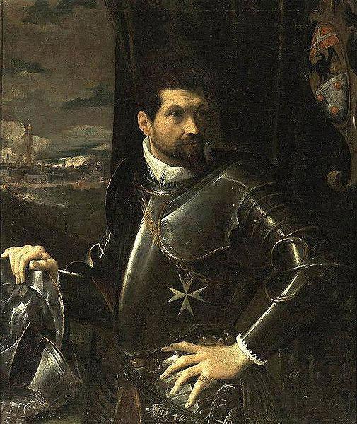 Lodovico Carracci Portrait of Carlo Alberto Rati Opizzoni in Armour Germany oil painting art